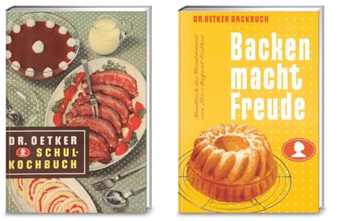 Schulkochbuch + Backen macht Freude: Reprint 1952 + 1 exklusives Postkartenset